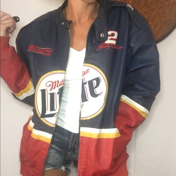 Authentic Nascar Rusty Wallace Leather 
